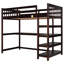Lit mezzanine simple avec tablette et bureau pour les dortoirs de style chambre à coucher-519916016-519916023