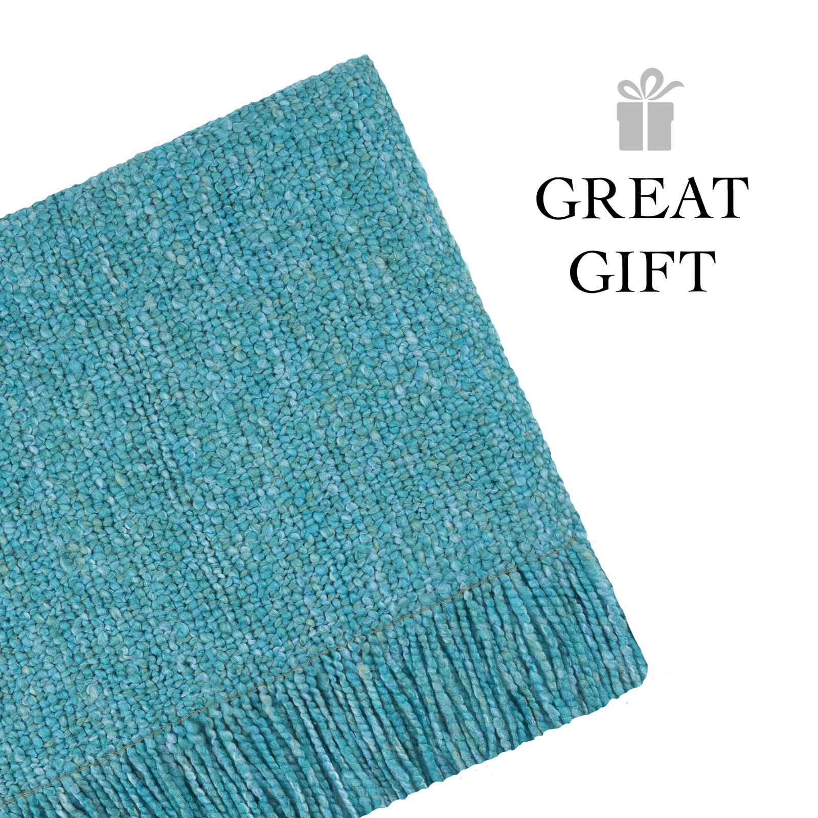 Throw Blanket, Aqua