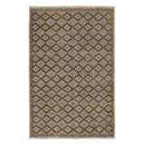 Distressed One-of-a-Kind 4'10" X 7'6" Hand Knotted Area Rug
