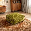 Chaise longue adulte en velours côtelé - Mousse moulée par compression, avec repose-pieds-1901742815