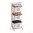 3-tier Rolling Laundry Basket Organizer, Plastic Storage Cart With Lockable Wheels