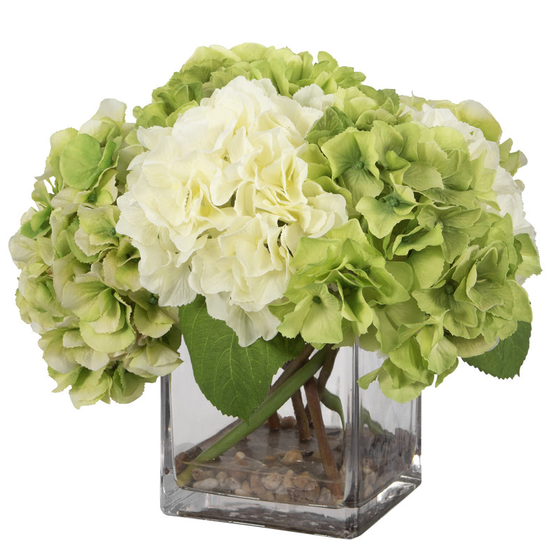 Arrangement floral dans un vase Savannah Hydrangea