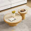 Tables de bout compactes, décor moderne en pierre frittée en MDF pour la maison