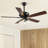 52-Inch Ceiling Mounted Ceiling Fan With With Lights And Pull Chains