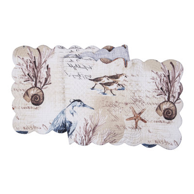 Bozman Brunswick Island Cotton Table Runner