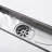 35.43 Inch Linear Shower Drain With Adjustable Feet And Hair Strainer Stainless Steel Bathroom Floor Drain-125900664