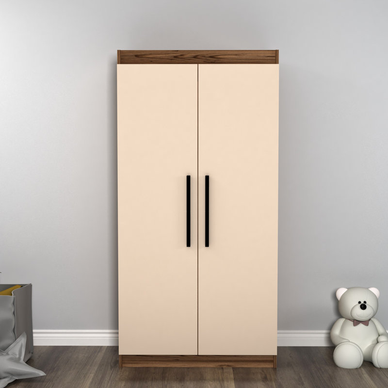 Armoire Ayreanna, Noyer clair beige