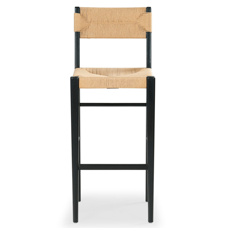 Tabouret Cresson Cody, Noir, Tabouret de bar (siège d'une hauteur de 29,7 po)