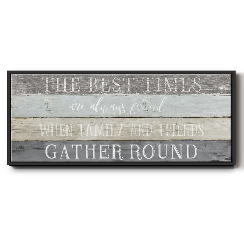 Best Times- Framed Canvas