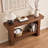 55" Wood Console Table for Hallway, Farmhouse 2-Tier Sofa Table Entryway Table, Foyer Display Table for Entrance, Living Room