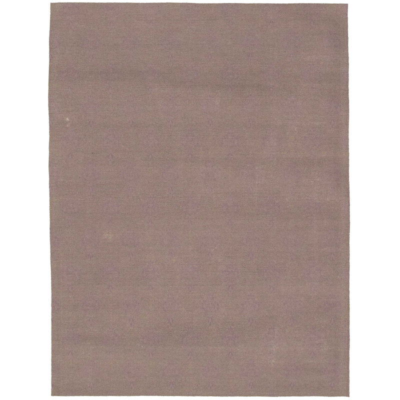 Tapis gris tissé à la main