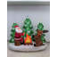 Décoration de Noël gonflable à DEL pour père Noël et renne - 8 pi