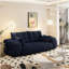 Boneless Human Dog Bed, Lazy Sofa Couch, 78.7" Multi-Functional Foldable Sofa Bed, 3-In-1 Teddy Fabric Foam-Filled Sleeper Sofa Bed For Living Room,Guest Bed,Playroom,Black-503769718