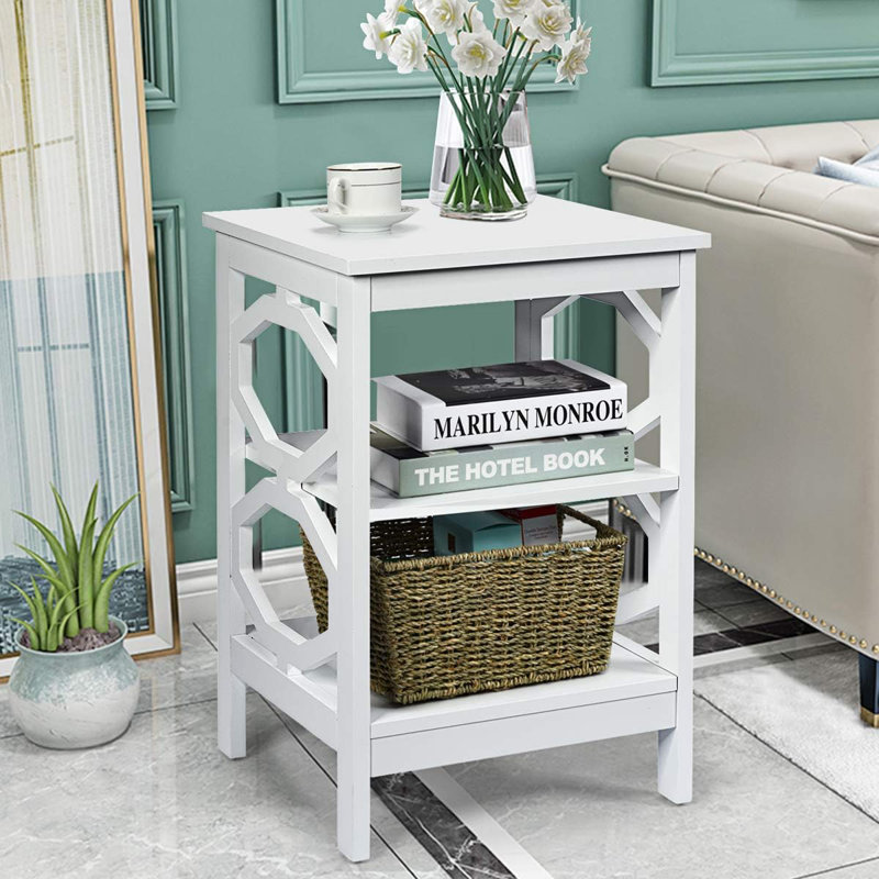 Amitie End Table, White