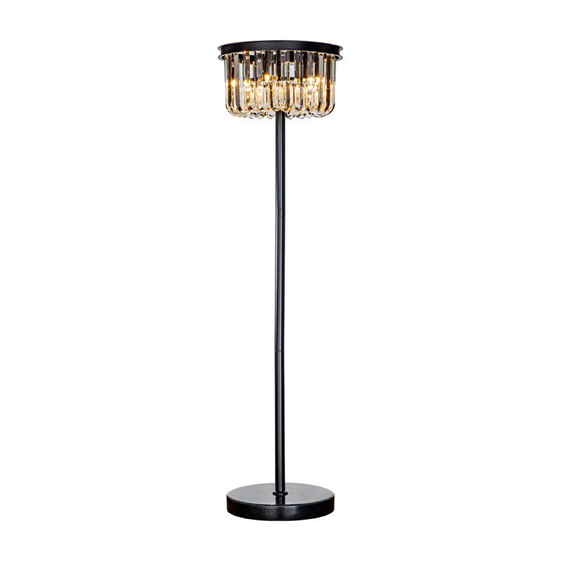 Lampe torchère sur pied 59 po, Noir