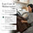 Southshore Fine Linens Vilano Down Alternative Comforter, 240 GSM Double-Brushed Microfiber Oversized All-Season Comforter with Box Stitching, Piped Edges and Corner Tabs, Full/Queen, Chocolate Brown-420232239-420232233