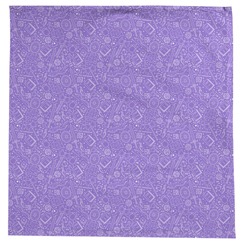 Nappe à motif rpg Leffel, Mauve / Blanc