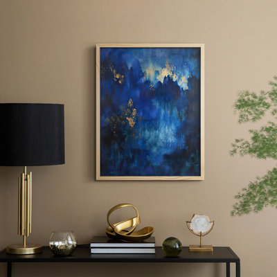 ABSTRACT Series XIII, reproduction encadrée - bois massif