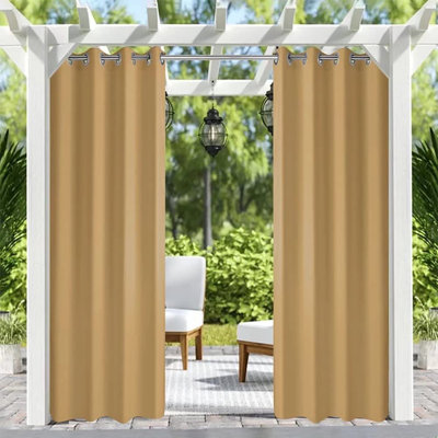 Archbold Outdoor Blackout Curtain Single Panel