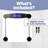 Ultra Thin, Clear Glass Scale With Easy To Read LCD Display - Auto Step On