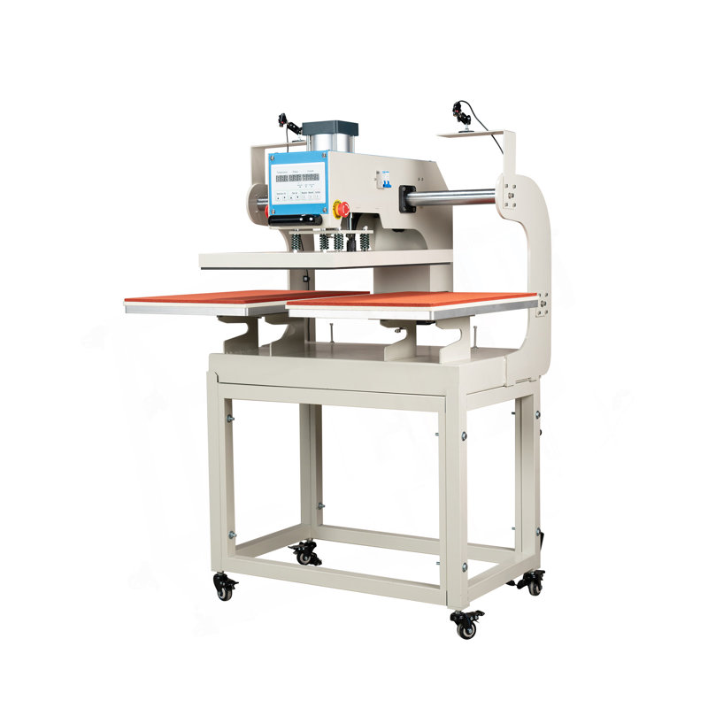 Presse à double plateau coulissante pneumatique 16X24 avec positionnement infrarouge