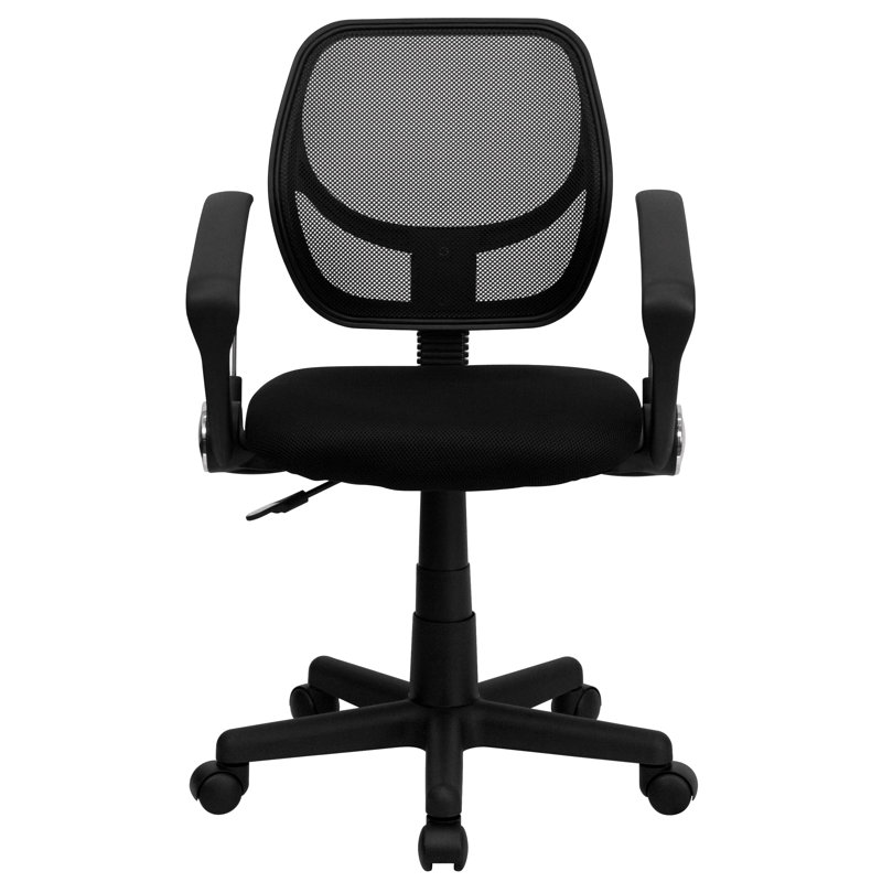 Chaise de bureau Wayfair Basics®, Noir, Inclus