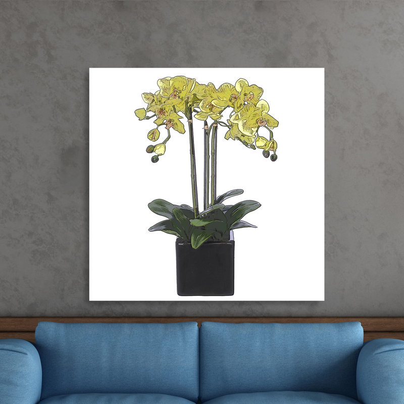Reproduction sur toile tendue, H 36 po x l 36 po x P 1,5 po