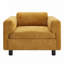 Fauteuil surdimensionné pour salon, bureau, tissu de velours tissé-2064631049