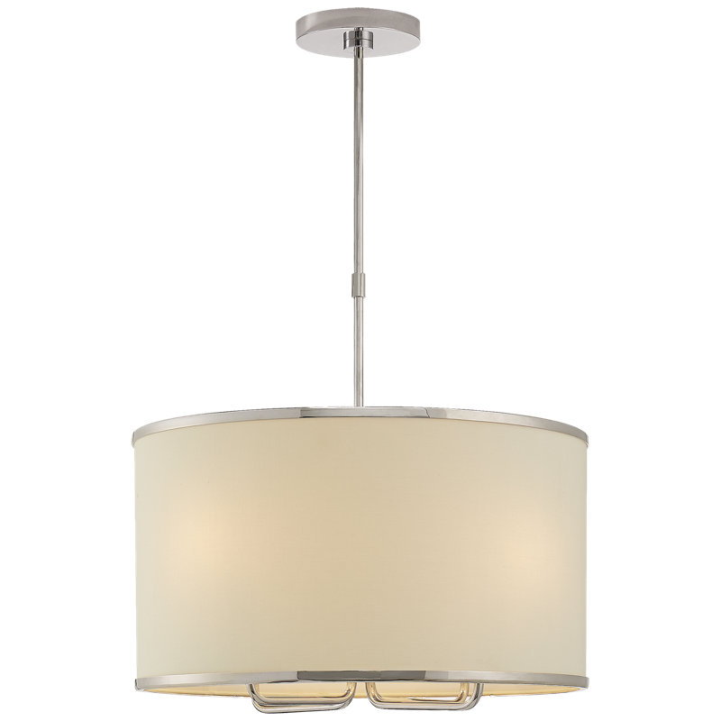 Larabee 4 Light Pendant, Polished Nickel