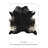 Osborn Handmade Dark Brindle Natural Cowhide Area Rug with Suede Backing