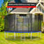 Filet de remplacement pour trampoline 16 '