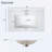 Omani 30'' Single Bathroom Vanity with Ceramic Top-1098097766