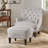 Aviani Upholstered Armchair with Ottoman-192234786