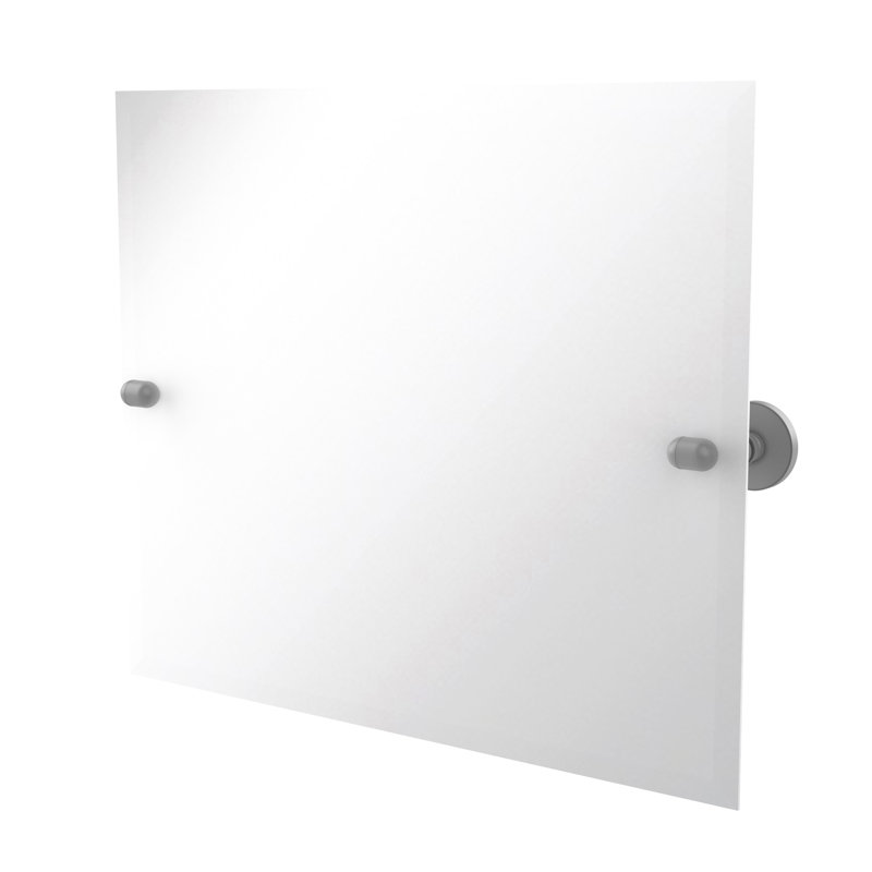 Miroir d’appoint rectangulaire Marchmont Landscape, Gris mat