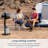 Shark FlexBreeze 36.77 in. H 5 speed Oscillating Tabletop Misting Fan Remote Control