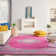 Abbate Oriental Fuchsia Pink Area Rug
