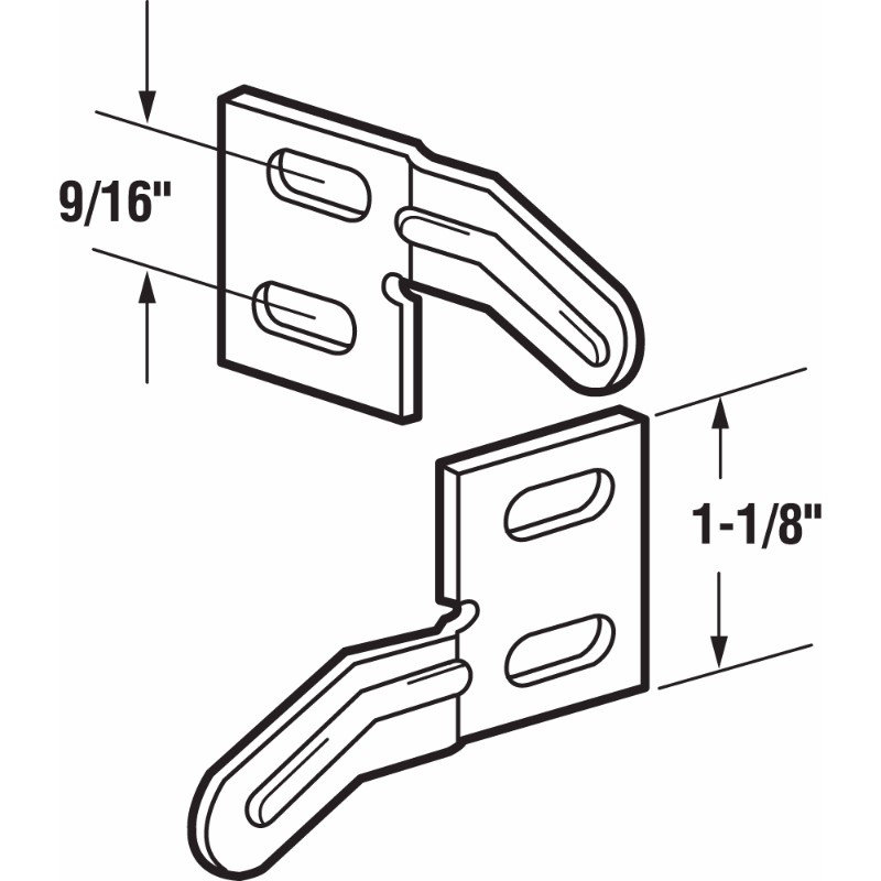 Aligneur de porte pliable Prime-Line