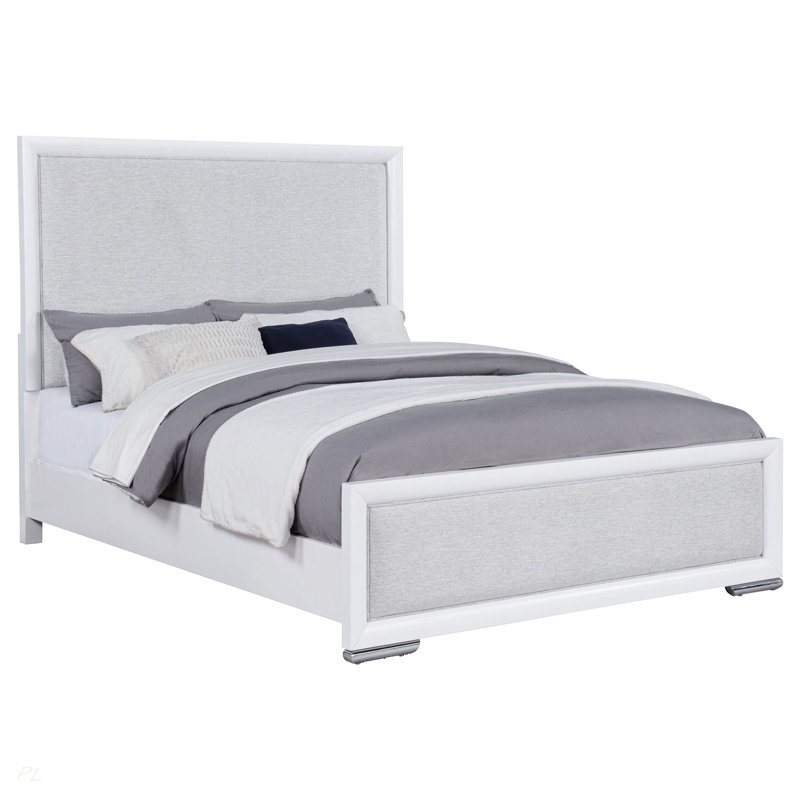 Robinson White Panel Bed