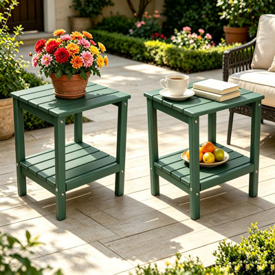 HDPE Outdoor Adirondack Side Table