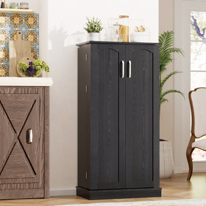 Garde-manger Catha, Noir mat