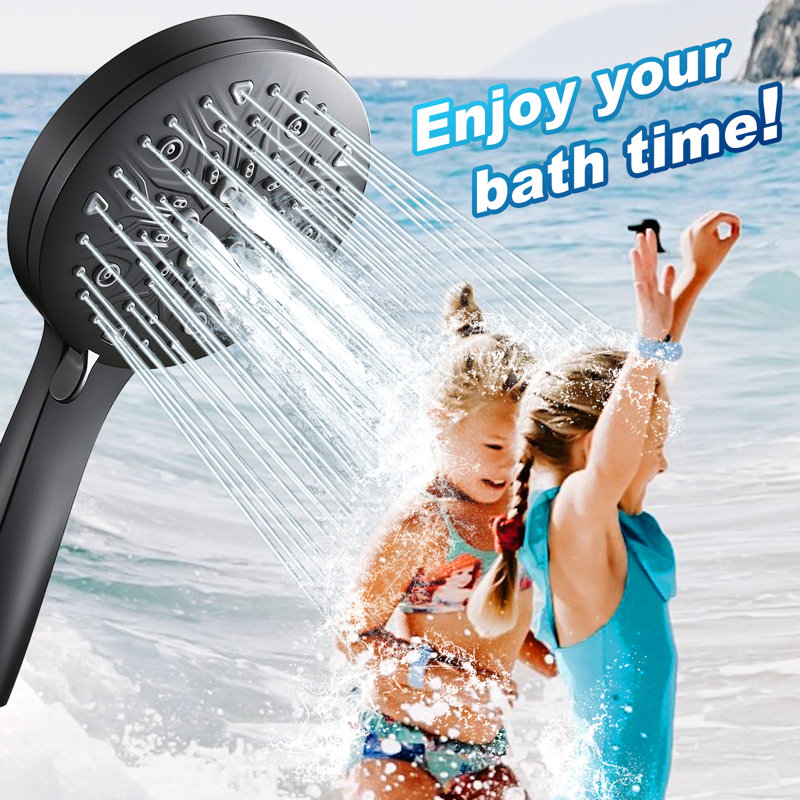 MultiFunctional 8-Spray Shower Head with Filter