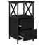 34cm W Manufactured Wood Bedside Table