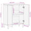 Solid Wood Standard Accent Cabinet-1437546677