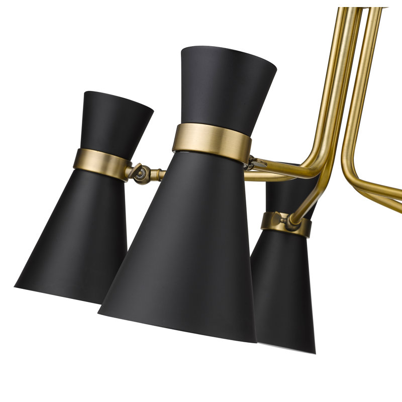 Lustre classic 5 lumières unique Fryda, Laiton héritage