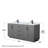 Miranda 72" Freestanding Double Bathroom Vanity with Marble Top with 70" Mirror-688790878-688790875