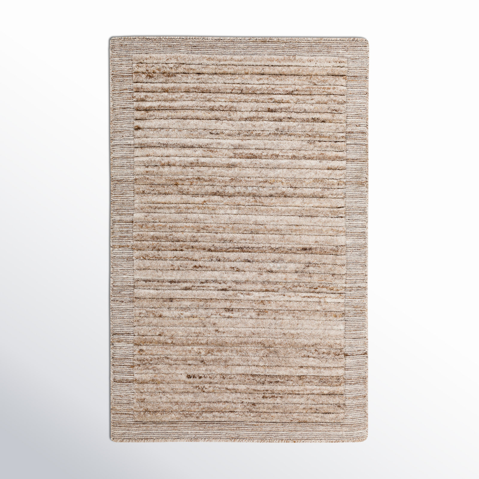 Felipa Hand Loomed Recycled P.E.T Beige Indoor/Outdoor Rug, Rectangle 8' x 10'