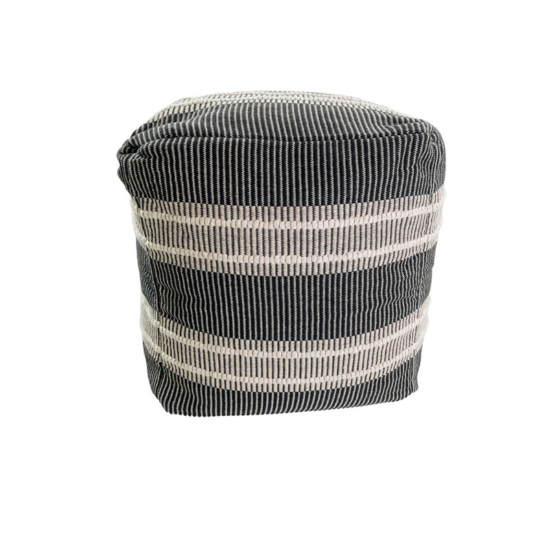 Tabouret d'appoint Jareena, Gris anthracite / beige