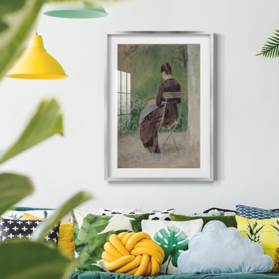 Vintage Portrait Print LV -Framed Print