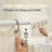 Solid Plastic Shower Curtain Hooks Rings-15866125