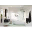 Albedo 31.5 in. x 58 in. Fully Frameless Glass Bathtub Shower Door-241110896